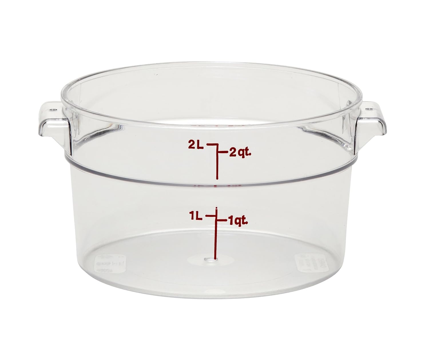 Cambro Cambro 12 Quart Clear Round Storage Container for Efficient Food Storage and Organization - View 5 of 5