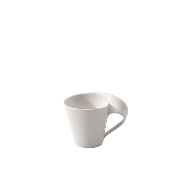 Villeroy & Boch Villeroy & Boch New Wave Cafe Espresso Cup - 2.75 oz Premium Porcelain in White