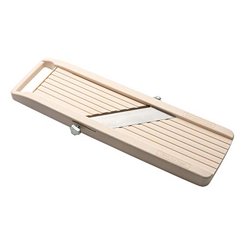 Benriner Benriner BR1 Vegetable Slicer - Versatile Off-White Kitchen Tool for Perfectly Sliced Veggies