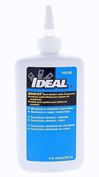 Ideal Industries IDEAL Electrical Noalox Anti-Oxidant 8 oz - Prevent Galling in Aluminum Connections