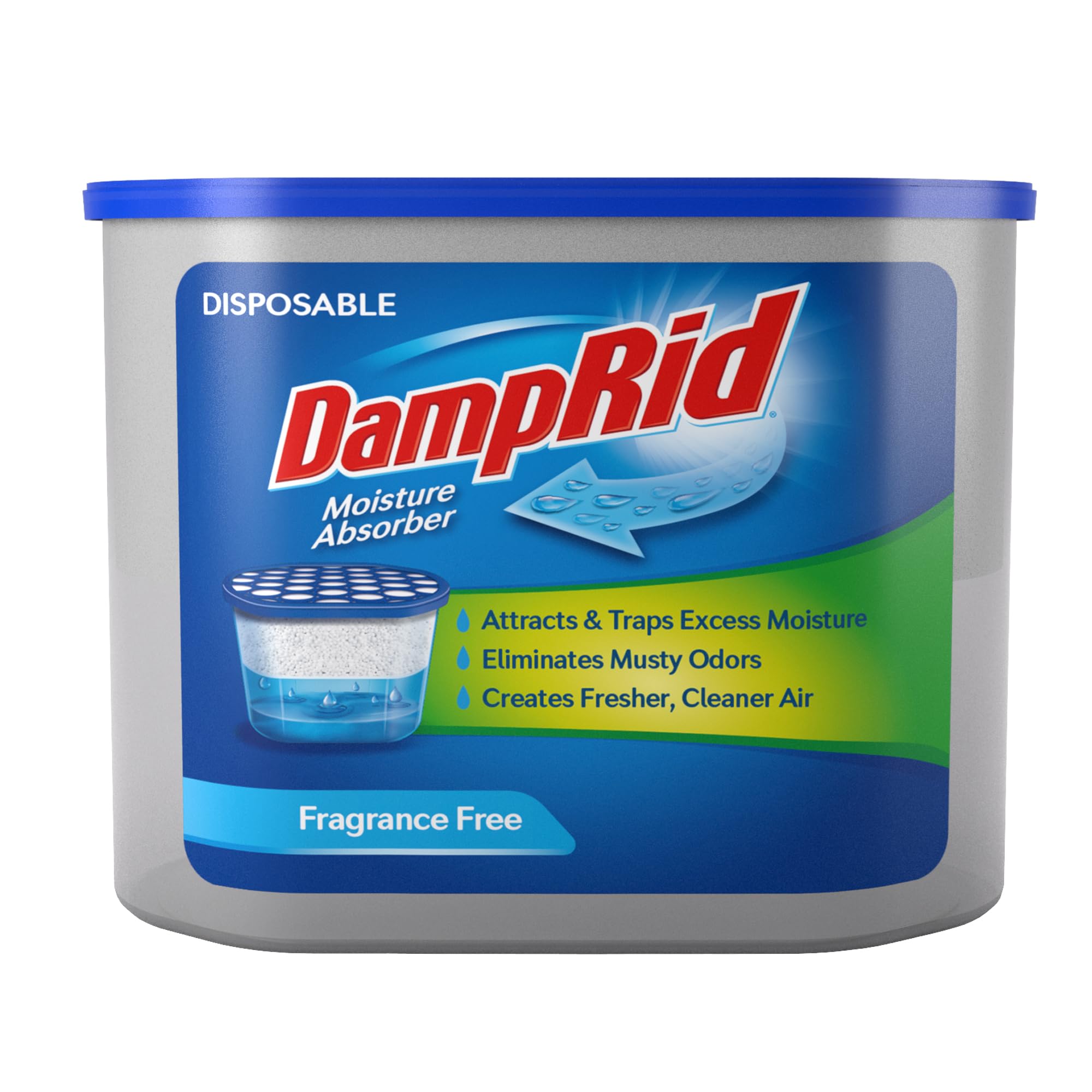 DampRid Buy DampRid FG100 Unscented Moisture Absorber - 10.5 oz Disposable Solution for Humidity Control