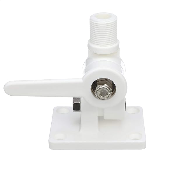 Seachoice 4-Way Nylon Antenna Ratchet Mounting Kit - Durable White Finish for Easy Installation