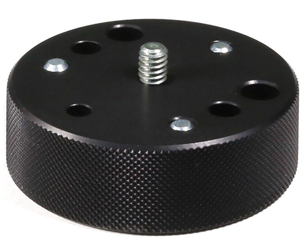 Manfrotto 120 Converter Plate Tripod Head Screw Adapter 3/8 Inch to 1/4 Inch Replacement for 3054 Black