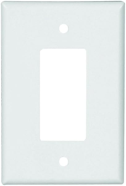 Buy EATON 2751W Oversize 1-Gang GFCI Wallplate - Durable Thermoset, White Decorator Style
