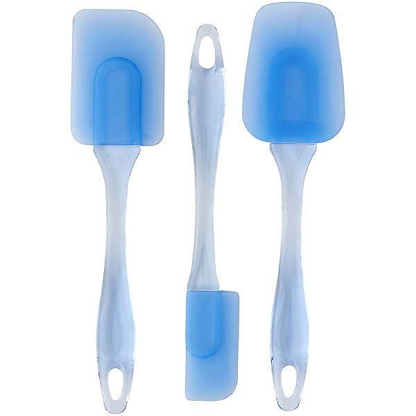 Wilton Wilton Easy-Flex Silicone Spatula Set - 3-Piece Kitchen Essential for Baking & Cooking