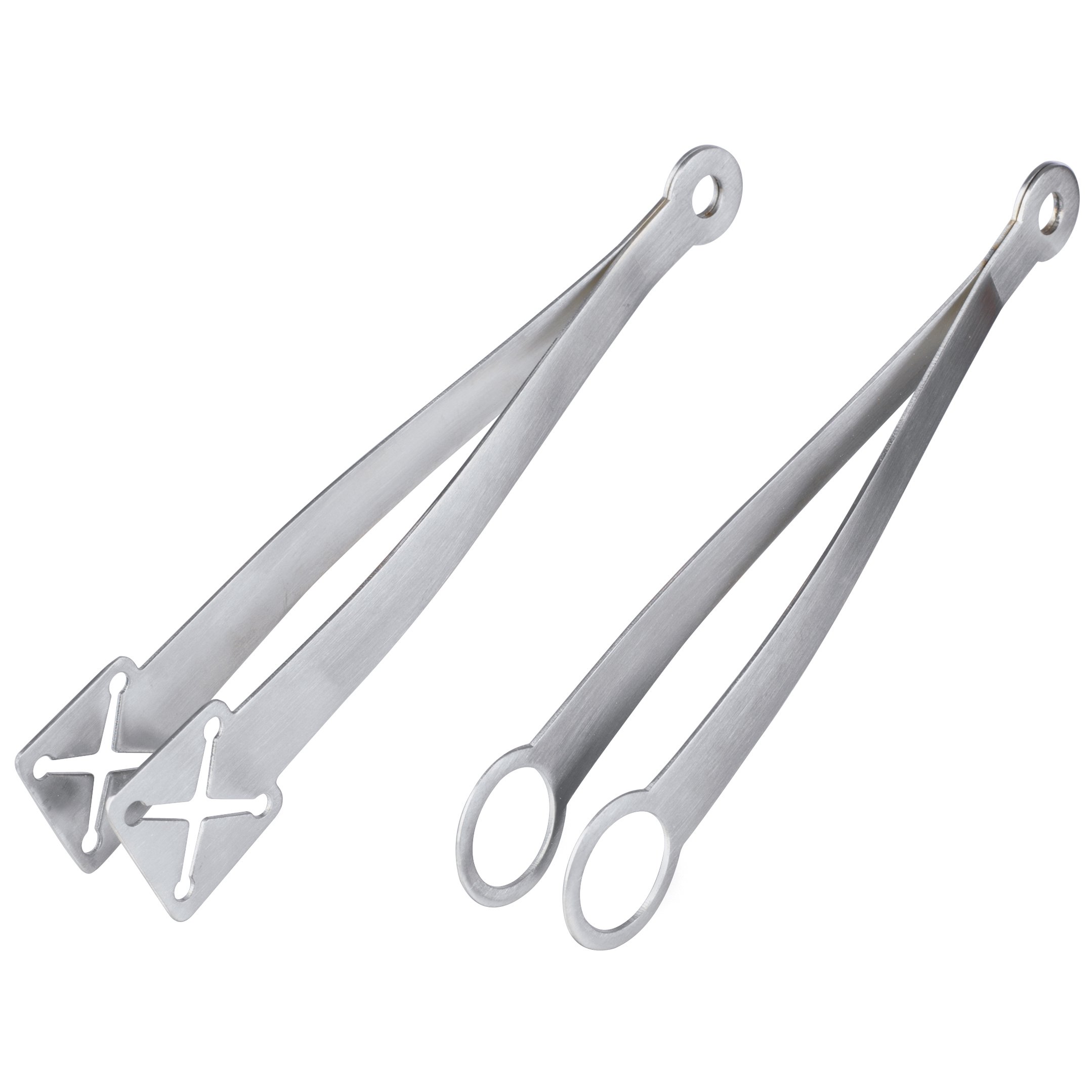 PREPWORKS Prepworks by Progressive Stainless Steel Appetizer Tongs - Set of 2 for Effortless Entertaining
