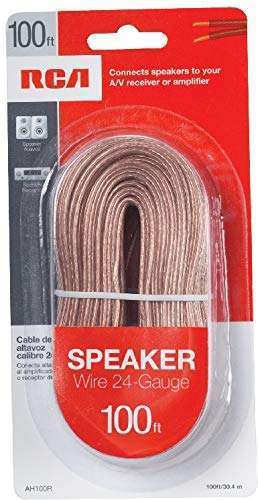 RCA RCA AH100R 100 Ft. 24-Gauge Speaker Wire
