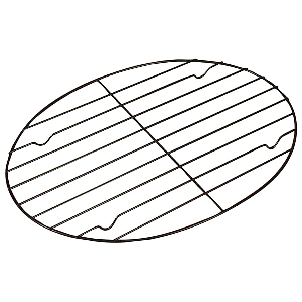 Fox Run Fox Run Non-Stick Oval Roasting and Cooling Rack 11.25 x 8.25 x 0.5 inches Metallic
