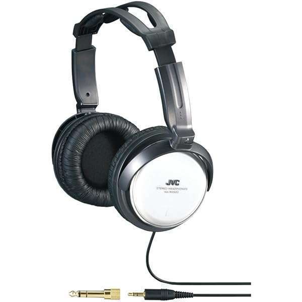 JVC JVC HARX500 Full-Size Silver Headphones: Ultimate Sound Quality & Comfort - View 2 of 5