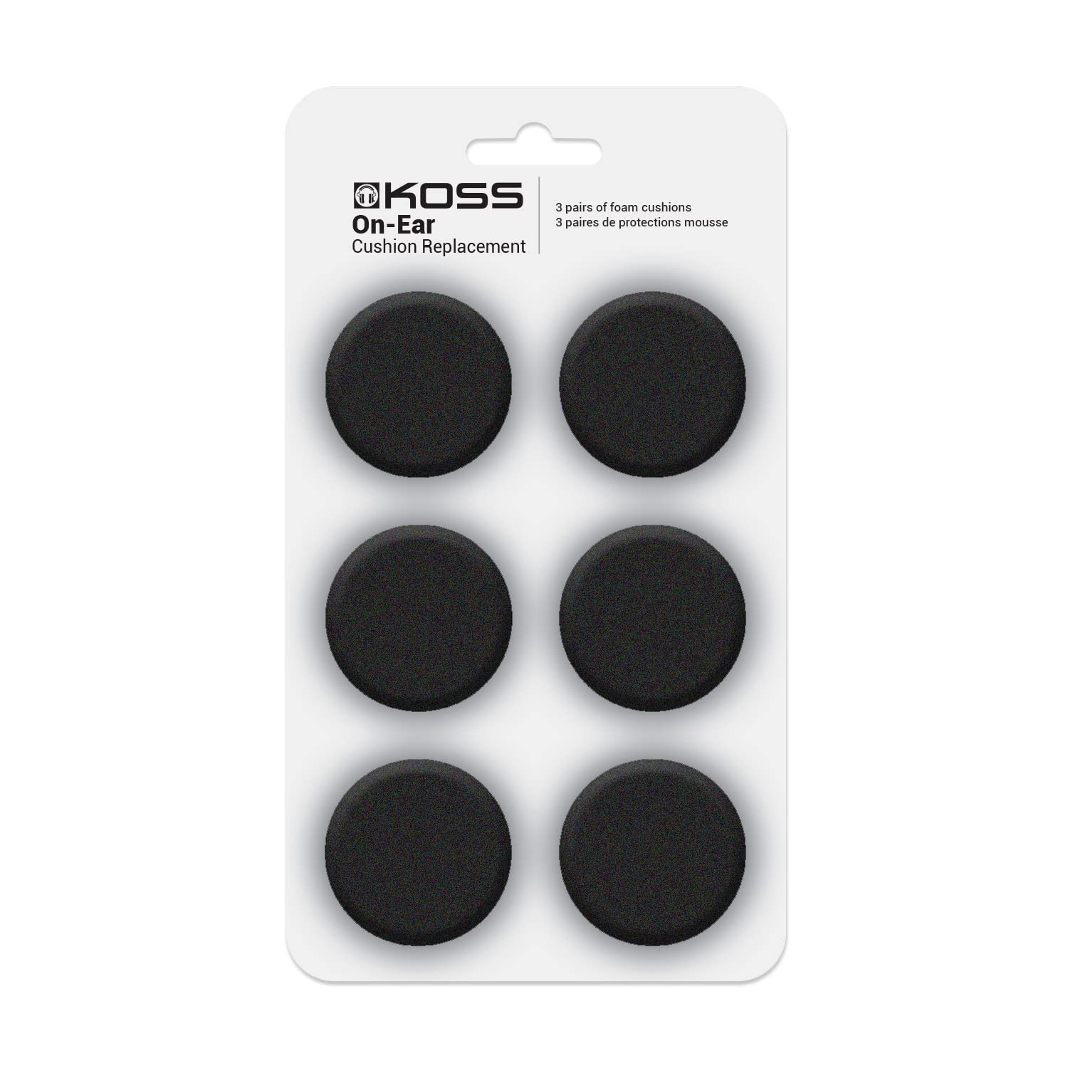 Buy Koss Portable Replacement Cushions in Black - Comfortable & Durable Ear Pads for Enhanced Listening Experience
