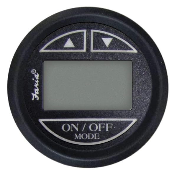 Faria FARIA BEEDE 12850 Euro Depth Sounder with Transom Mounted Transducer - Black, 36