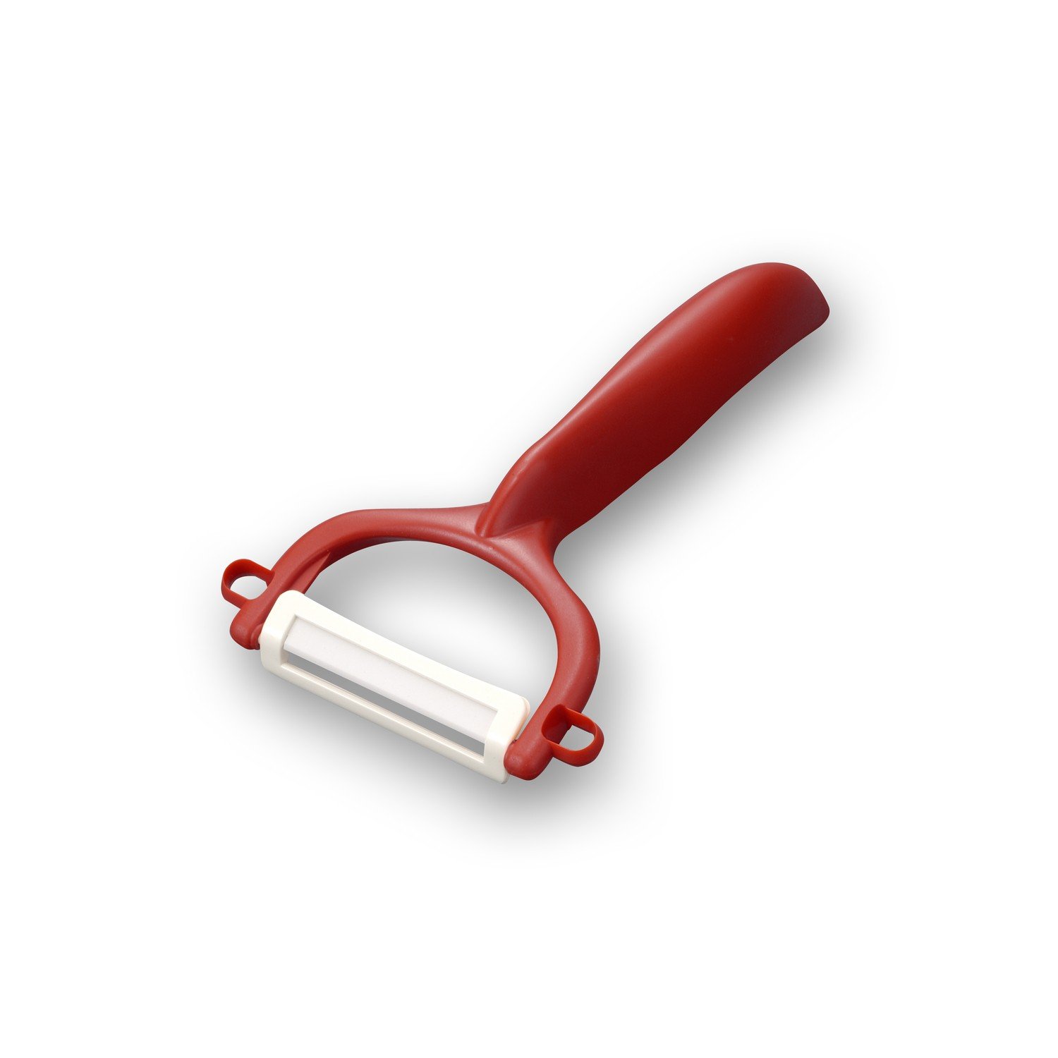 KYOCERA Kyocera Red Advanced Ceramic Horizontal Y Peeler - Precision Kitchen Tool for Effortless Peeling