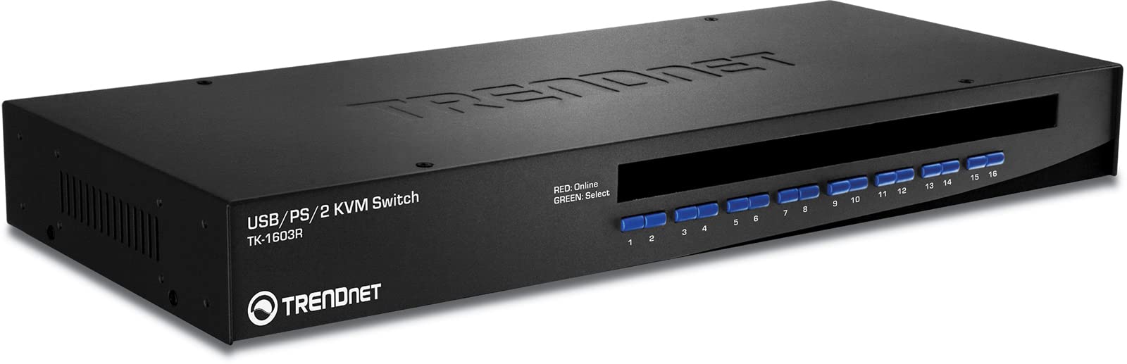 TRENDnet 16-Port Rack Mount USB KVM Switch: VGA, USB, Auto-Scan, Hot Pluggable - TK-1603R Review & Features