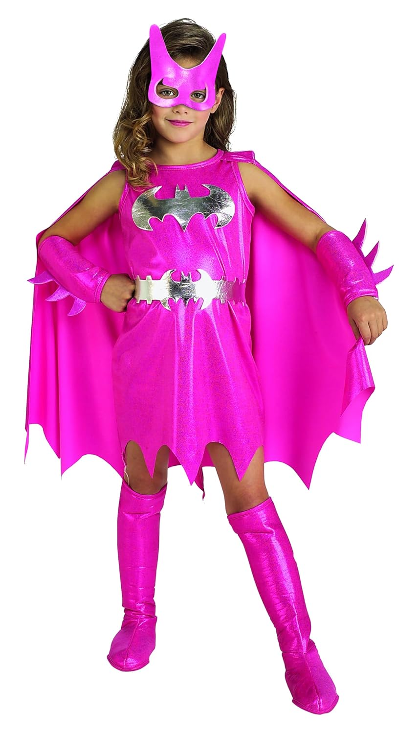 Rubies Child DC Comics Pink Batgirl Costume Medium for Kids Halloween Dress Up