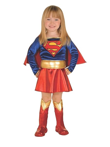 Super DC Heroes Supergirl Toddler Costume Size 2-4 for Kids Dress Up Fun