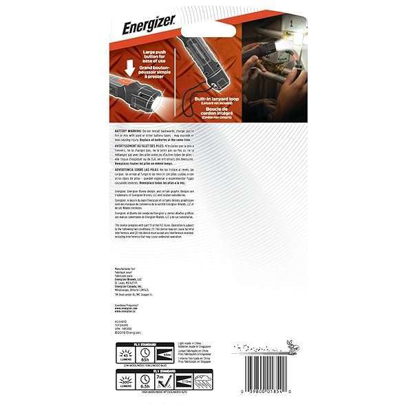 Energizer Buy Energizer HC-300 LED Flashlight - IPX4 Water Resistant, Durable, Smart Dimming, Batteries Included - Perfect for High-Performance Tasks - View 11 of 11