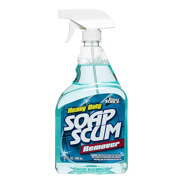 First Force First Force 95000 Heavy Duty Soap Scum Remover - 32oz Trigger Spray for Tough Stains