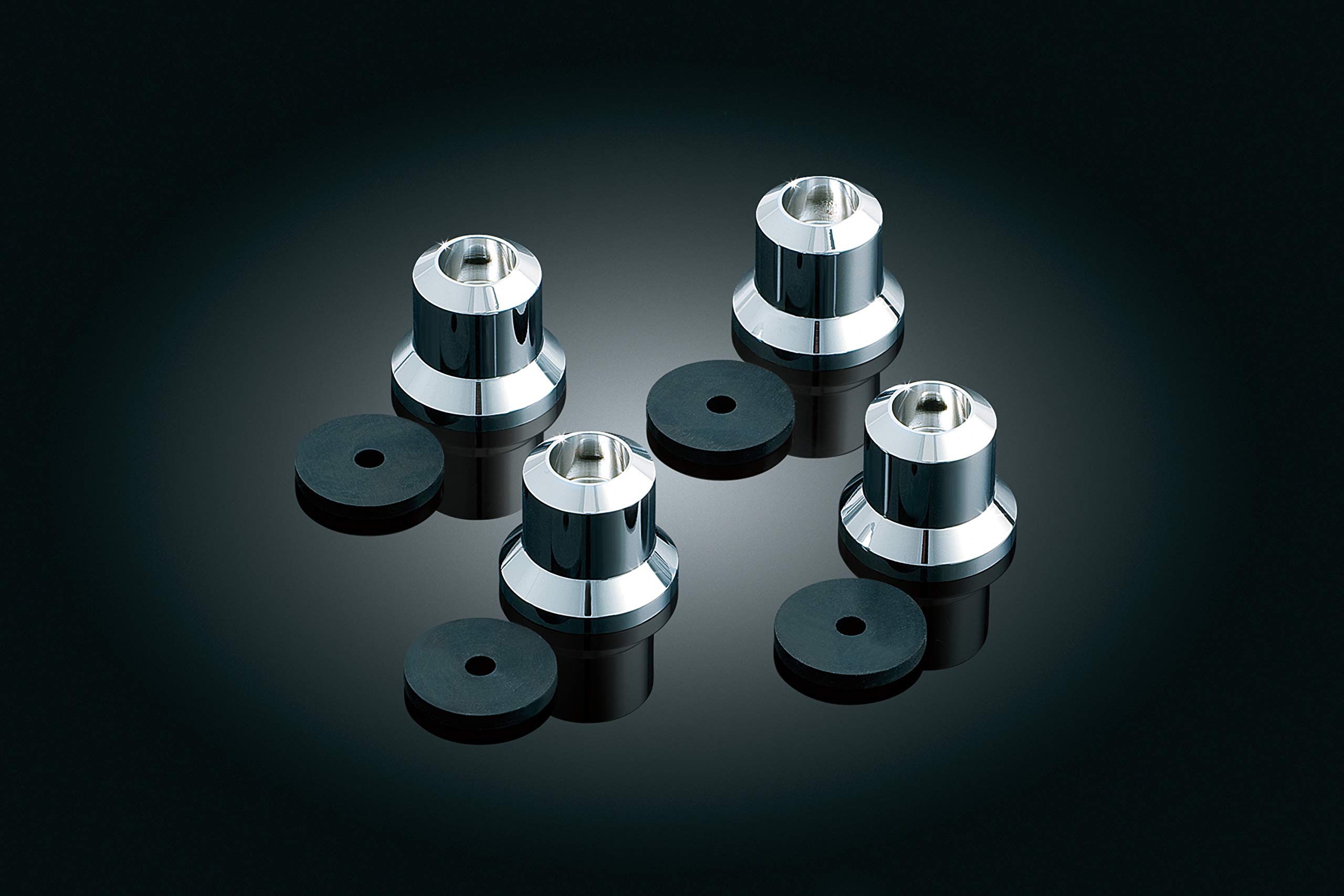 Kuryakyn Upgrade Your Honda Gold Wing GL1800: Kuryakyn 7154 Chrome Luggage Rack Risers (2001-2019)