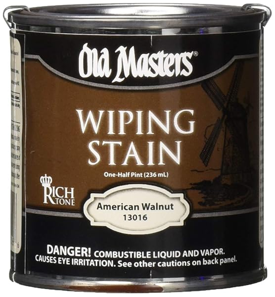 Old Masters Old Masters 13016 WIP Stain in American Walnut - 0.5 Pint for Stunning Wood Finishes