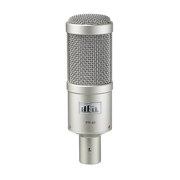Heil Sound Heil PR 40 Dynamic Microphone: Perfect for Streaming, Podcasting & Live Music - Superior Sound & Noise Rejection in Champagne