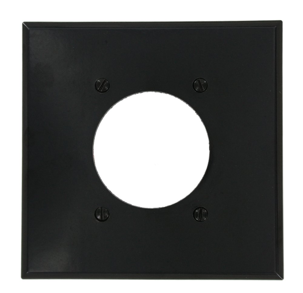Leviton 80526-BLK EB WP 2G Power Outlet: Durable 2,145 Hole Design for Reliable Power Solutions