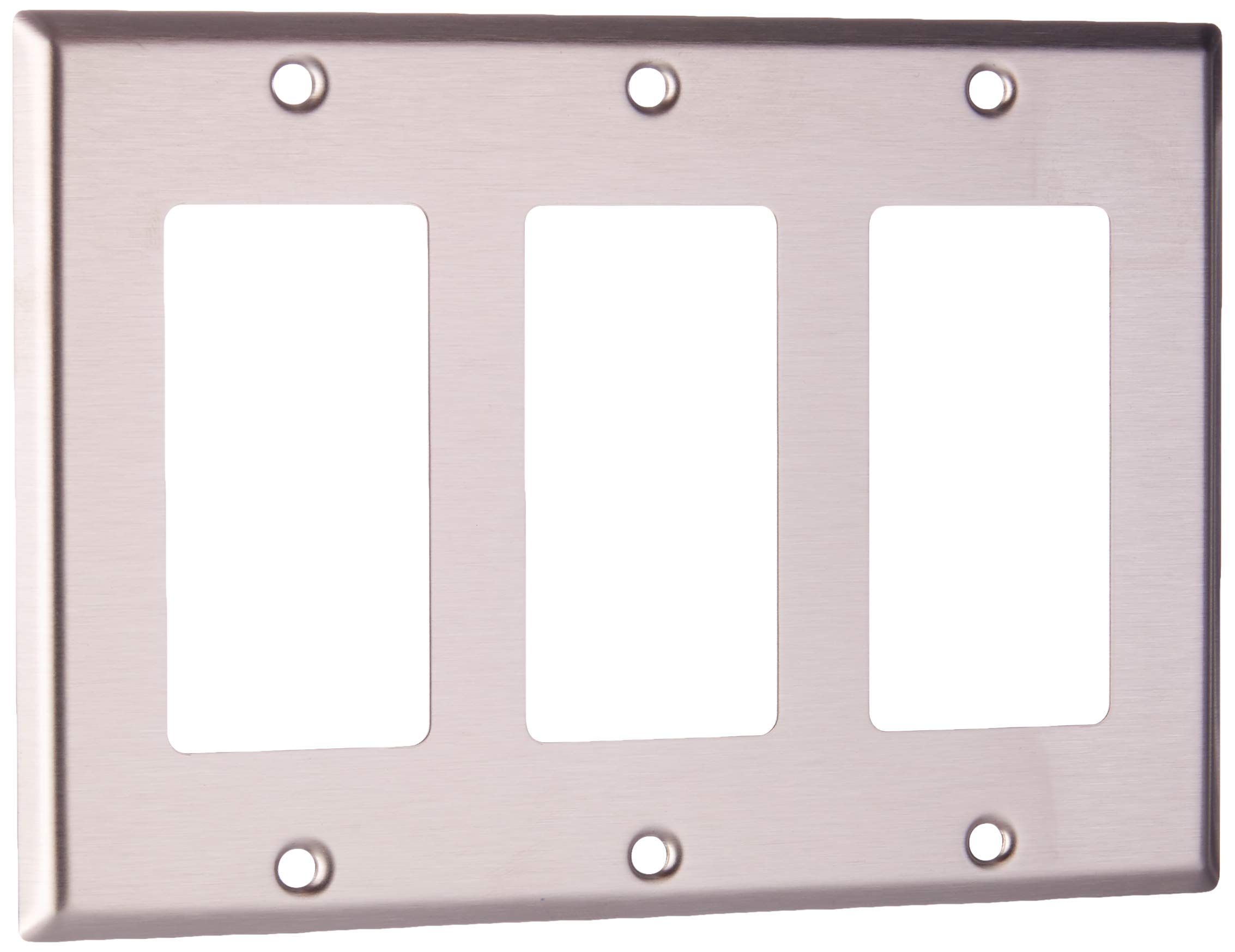 Leviton Leviton 84411-40 SS WP 3G Decora Standard Size: Durable Electrical Outlet Solution