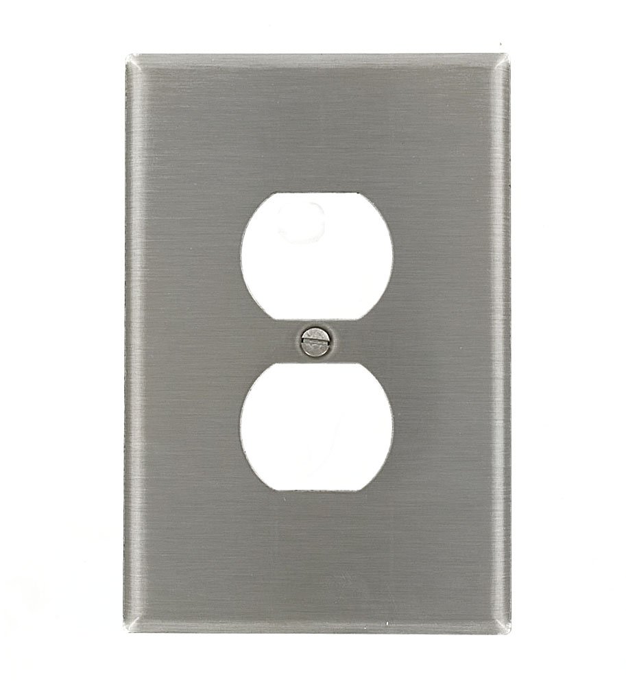 Leviton Leviton 84103-40 SS WP 1G Oversized Duplex Outlet Cover - Durable & Stylish Image