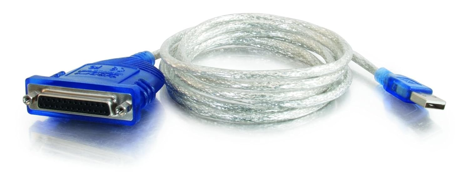 C2G C2G 16899 USB to DB25 Parallel Printer Adapter Cable 6 Feet Beige for Fast Printing - View 3 of 3