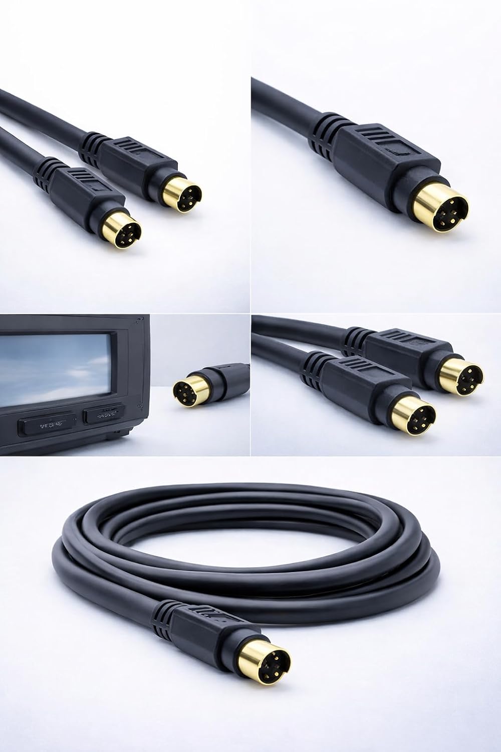 RiteAV RiteAV Gold Plated 50ft S-Video Cable for High Quality Video Connection - View 3 of 3
