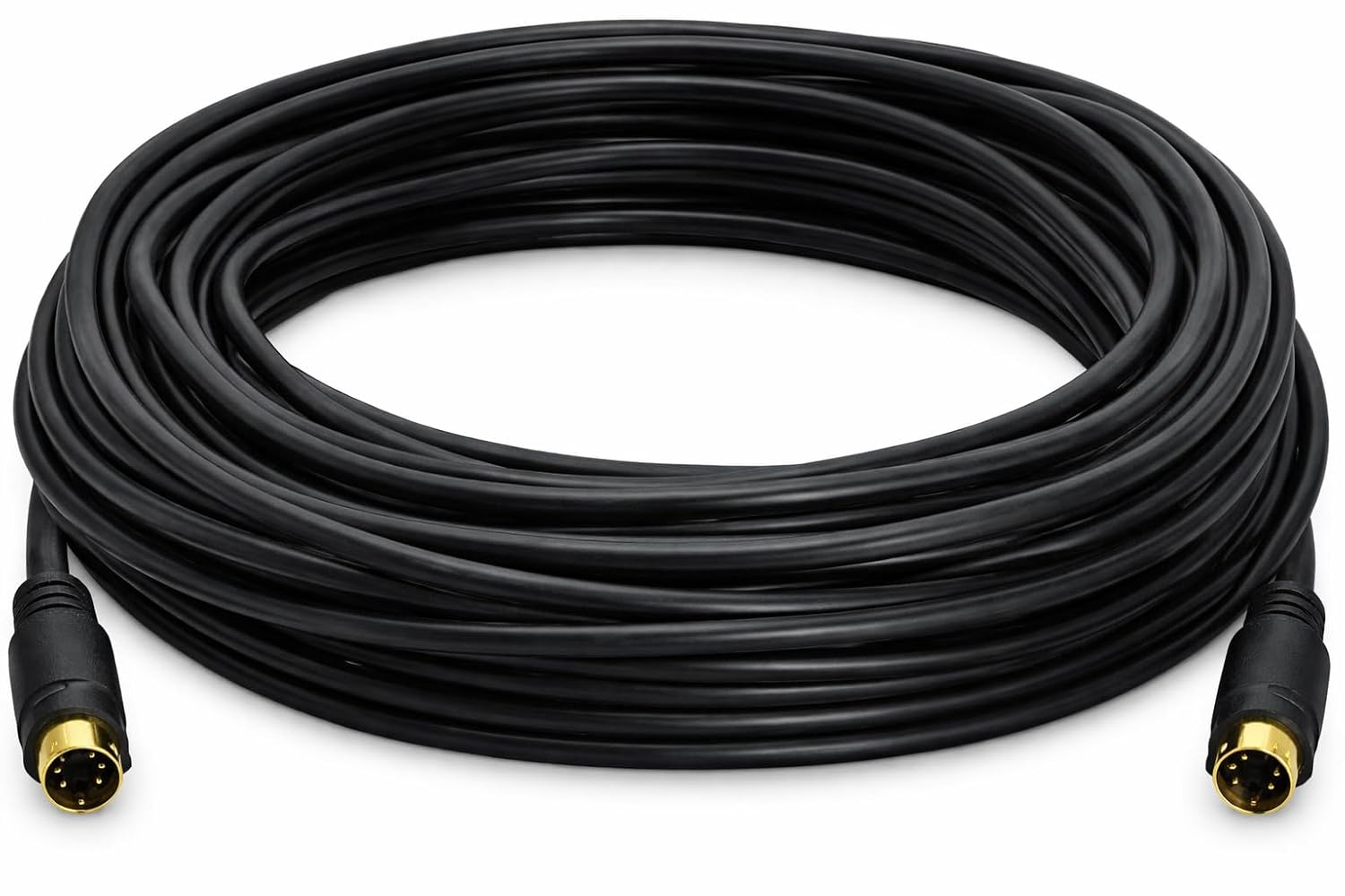 RiteAV RiteAV Gold Plated 50ft S-Video Cable for High Quality Video Connection