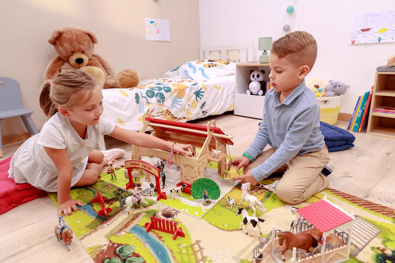 Papo Papo Anglo Arabian Foal Figure Brown Realistic Collectible Toy for Kids - View 5 of 9