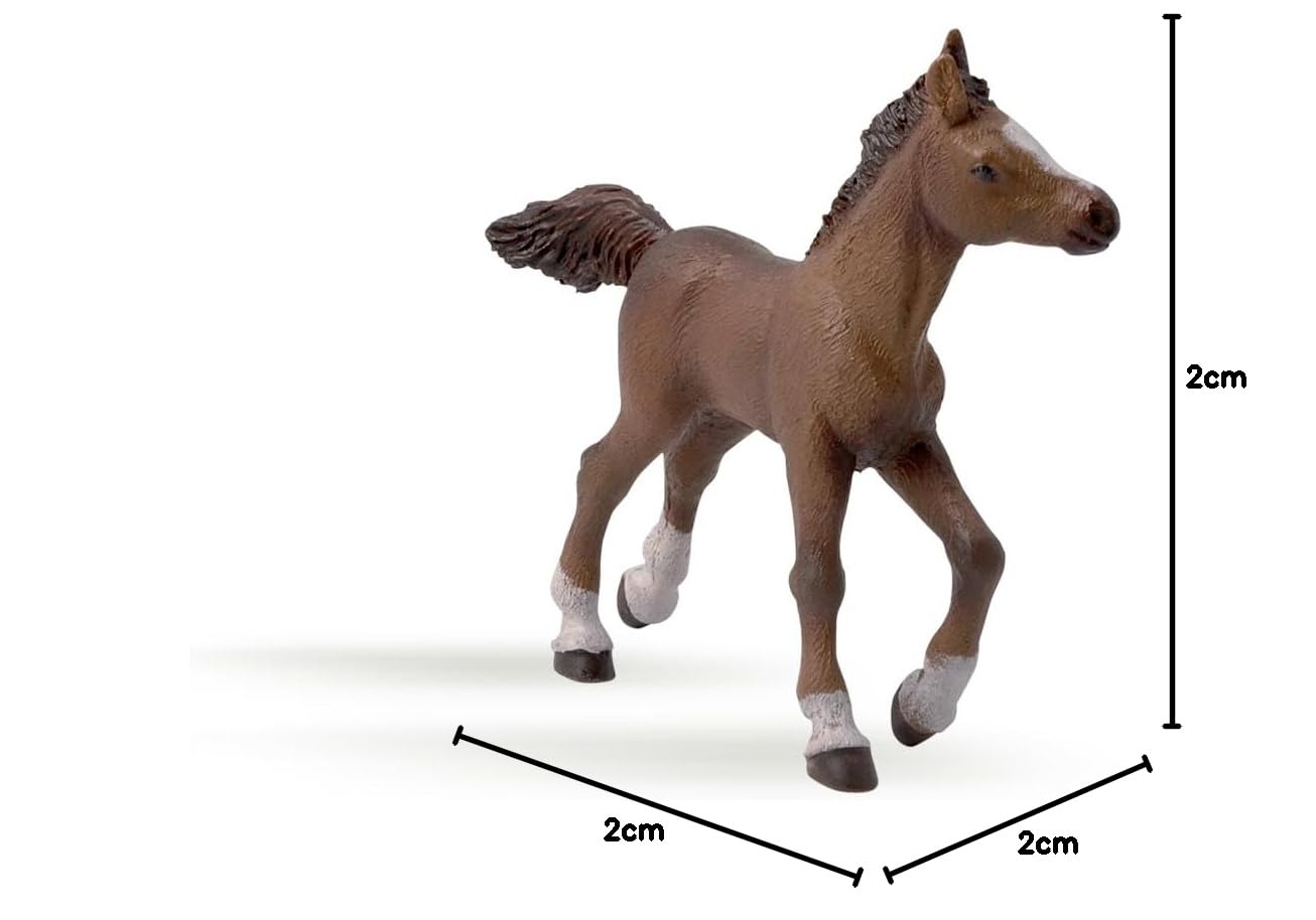 Papo Papo Anglo Arabian Foal Figure Brown Realistic Collectible Toy for Kids - View 9 of 9