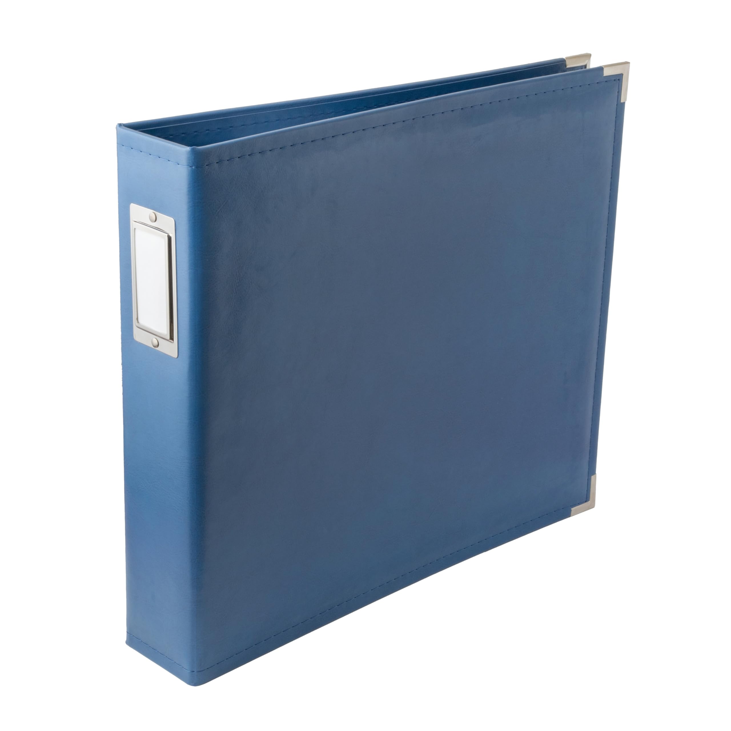 We R Memory Keepers Buy We R Memory Keepers 12x12 Country Blue Photo Album - Acid-Free, Faux Leather, Snag-Free Rings & 5 Page Protectors