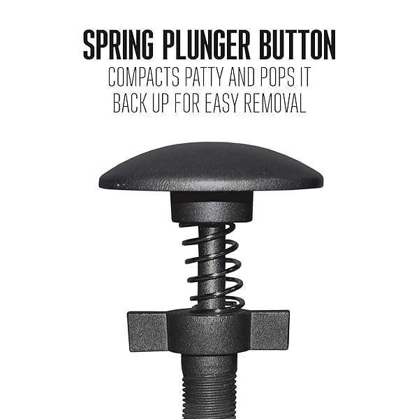 Weston "Weston Burger Press: Make Perfect 4.5" Patties for Burgers, Crab Cakes & Sausage - Non-Stick Heavy-Duty Cast Aluminum" - View 5 of 10