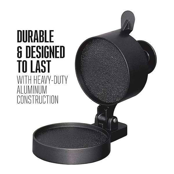 Weston "Weston Burger Press: Make Perfect 4.5" Patties for Burgers, Crab Cakes & Sausage - Non-Stick Heavy-Duty Cast Aluminum" - View 8 of 10