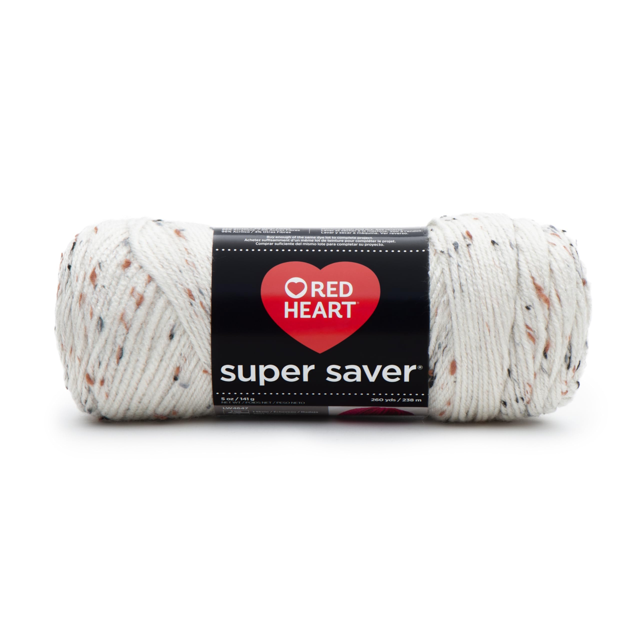 Red Heart Buy RED HEART Super Saver Yarn in Aran Fleck - Affordable, Durable & Perfect for Your Next Craft Project!