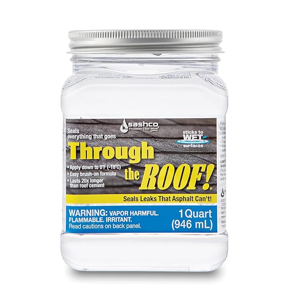 Sashco Buy Sashco Quart Clear Roof Sealant 14003 - Durable, Weatherproof & Easy to Apply