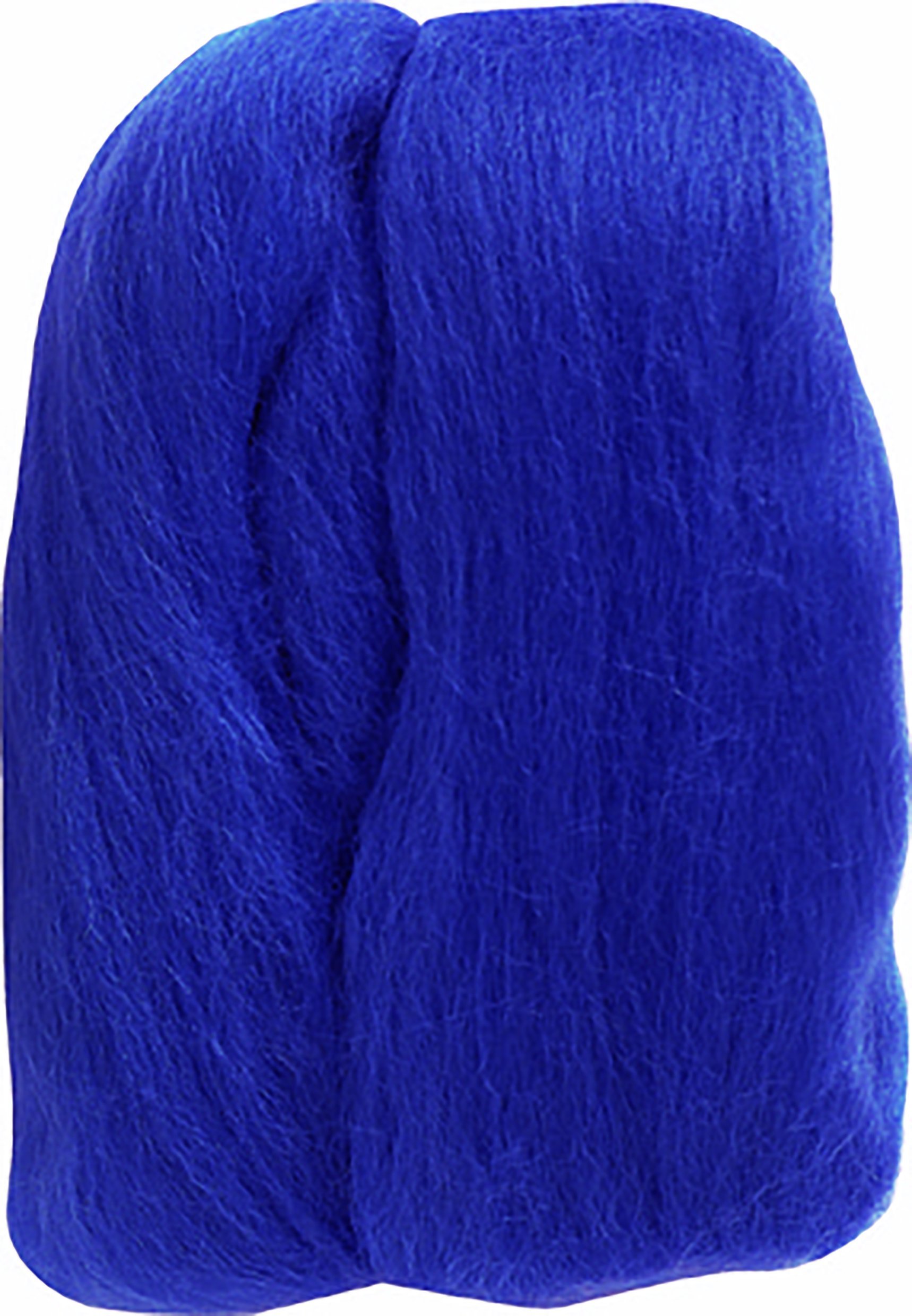 Clover Buy Clover Blue Natural Wool Roving 0.3oz - Perfect for Crafting & DIY Projects