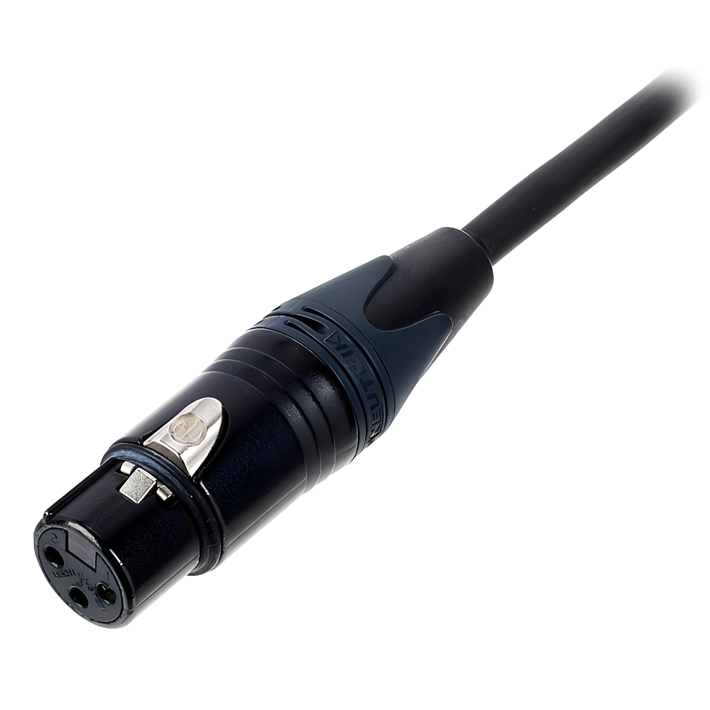 Cordial Peak CPM 10 FM 10m XLR 3-Pin Black Audio Cable for Male and Female Connectors - View 2 of 3
