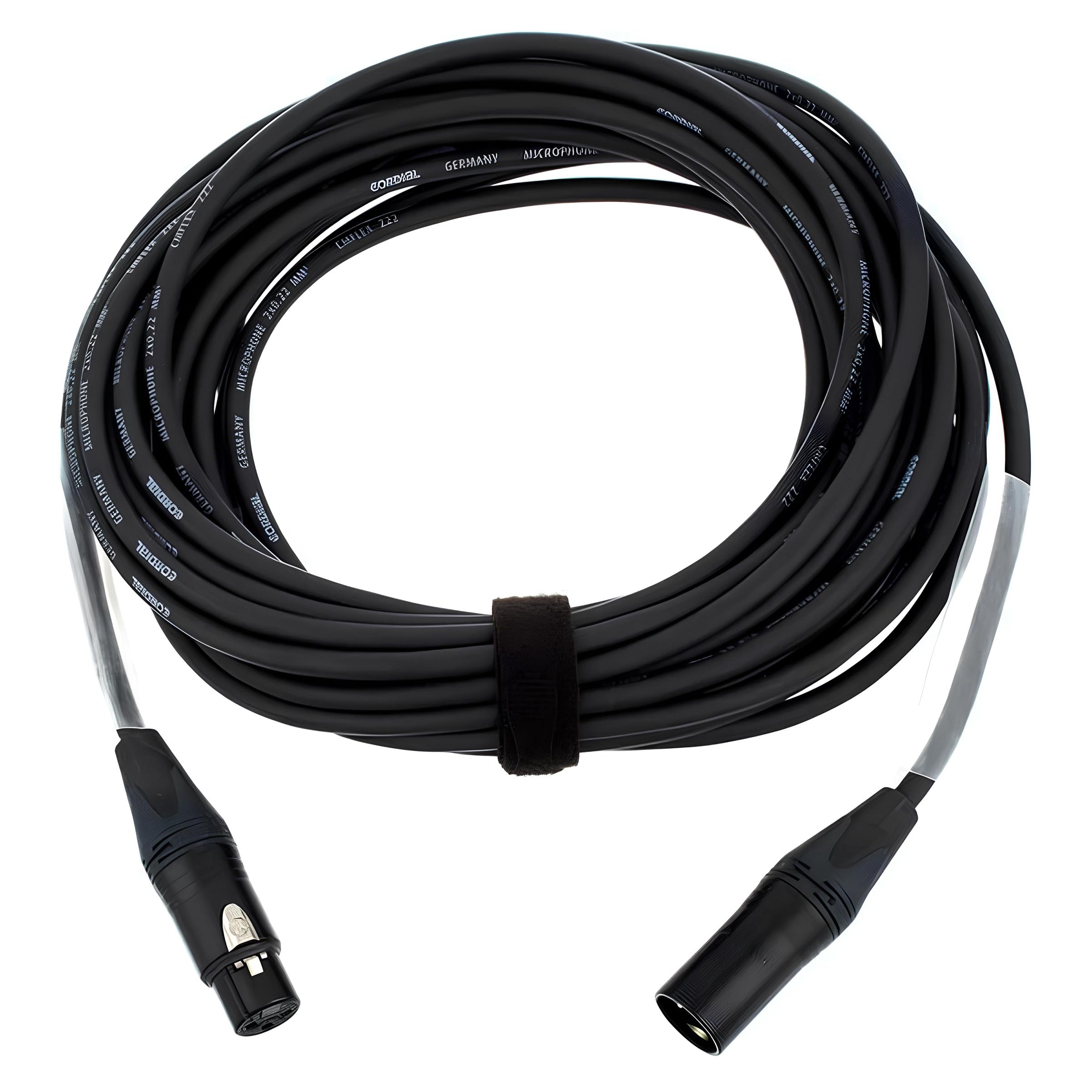 Cordial Peak CPM 10 FM 10m XLR 3-Pin Black Audio Cable for Male and Female Connectors