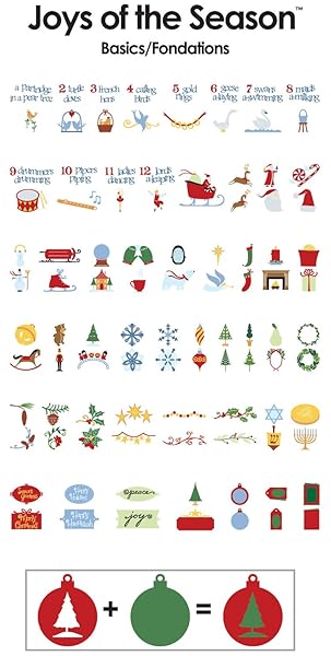 Cricut Unlock Creativity with Cricut Cartridge: Joys of The Season for Festive Projects