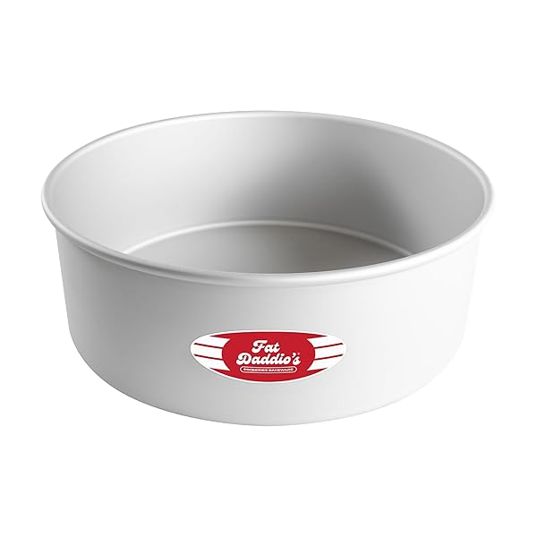 Fat Daddio's Fat Daddio's 10 x 4 Inch Round Cake Pan Silver for Perfect Baking Results