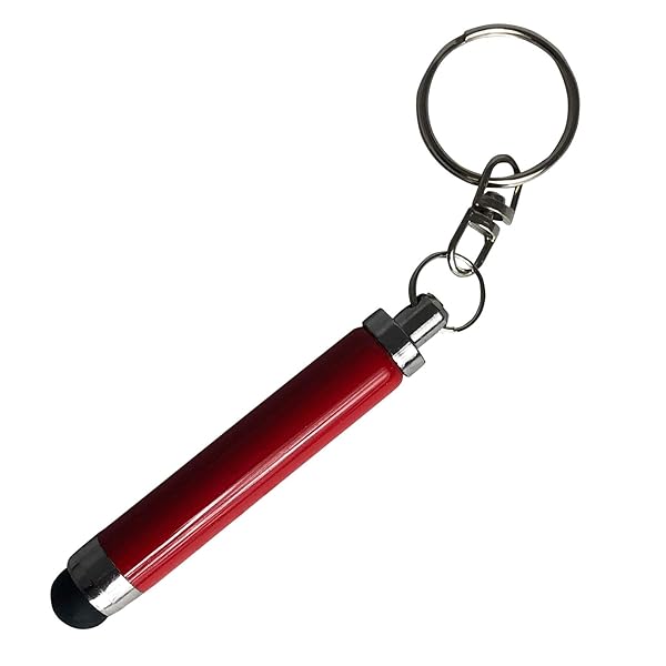 BoxWave BoxWave Ruby Stylus Pen for iPad 1st Gen (2010) - Mini Capacitive Stylus with Keyring Loop - View 4 of 7