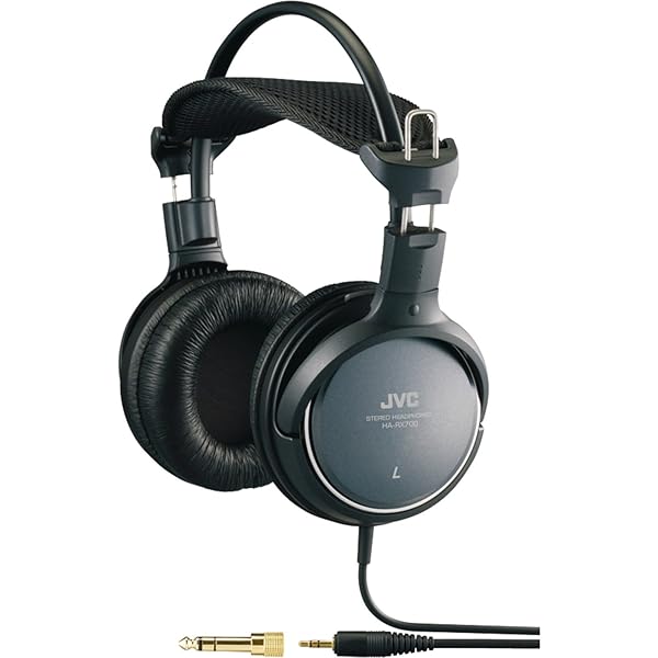 JVC HARX700 Full Size Headphones - Precision Sound & Comfort in Black
