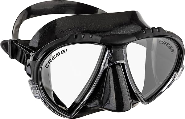 Cressi Buy Cressi Matrix Black/Black: Top Performance Snorkeling Mask for Ultimate Underwater Experience