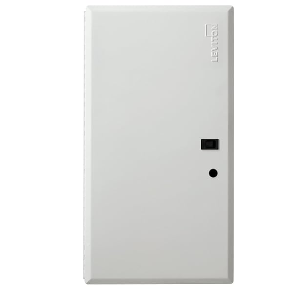 "Leviton 47605-28D 28" Structured Media Hinged Cover - Durable White Design for Easy Access"