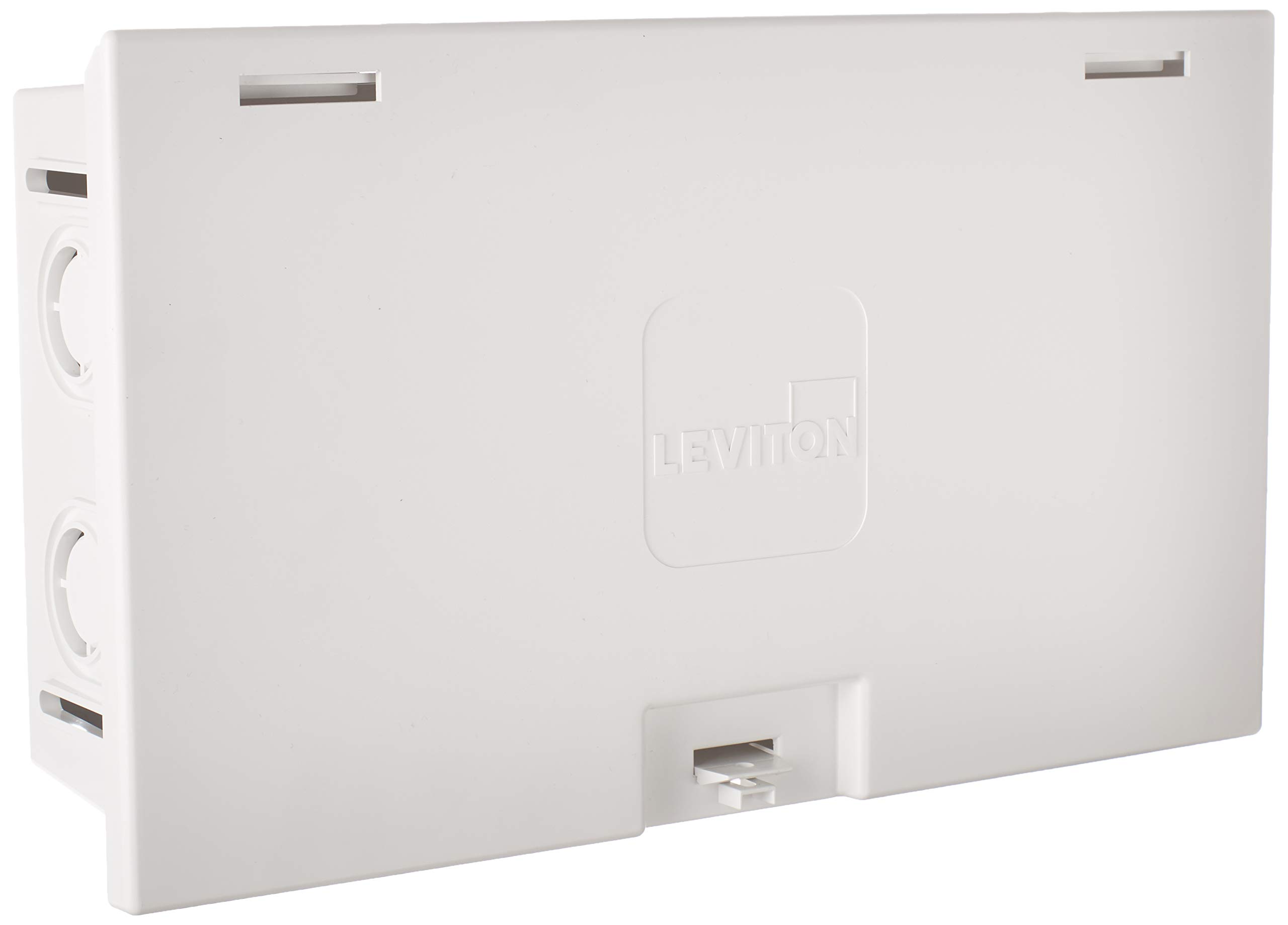 Leviton "Leviton 47605-MDU Compact Media Enclosure 9.01" - White Structured Media Solution"