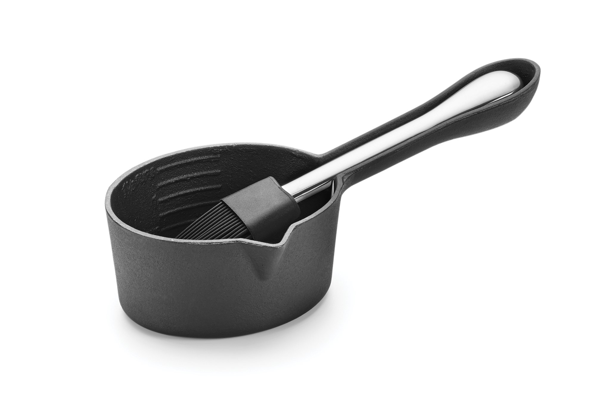 Outset Outset Basting Pot & Brush: Perfect for Cast Iron Pans & Sauces - Enhance Your Cooking!