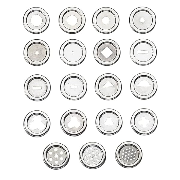 Sculpey 20-Piece Sculpey Tools Clay Extruder Set: Durable Die Cast Steel for DIY Polymer Clay Projects - Perfect for All Skill Levels! - View 4 of 7