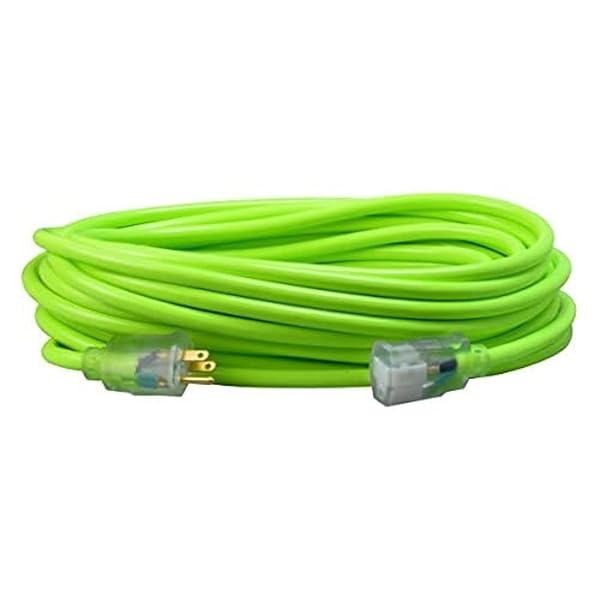 Southwire Southwire 2578SW000X 50ft 12/3 SJTW Outdoor Extension Cord - Cool Green, Durable & Weather-Resistant - View 2 of 7